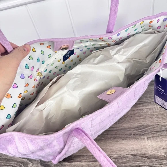 NEW Roller Rabbit Target Large Striped Terry Beach Tote Bag - Picture 5 of 5